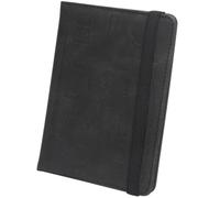 LANANAI Middle East Saudi Arabia Passport Holder Anti-Magnetic Passport Book Set Qatar Architecture Animal Ticket Holder (Black)