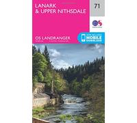 Landranger 71 Lanark & Upper Nithsdale Map With Digital Version - Pink, Pink One Size