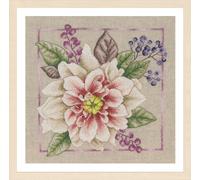 Lanarte Counted Cross Stitch Kit: Blooming White