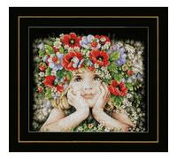 Lanarte Cross Stitch Set, Multicoloured, 31x26cm