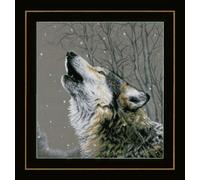 Lanarte Counted Cross Stitch Kit Howling at the Stars