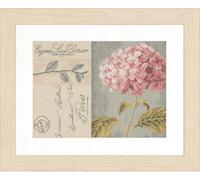 Lanarte Counted Cross Stitch Kit: Hydrangea, Cotton, NA, 28 x 20cm