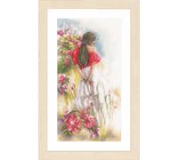 Lanarte PN-0178243 Counted Cross Stitch Kit, Cotton, Multi-Colour, Approx. 20 x 40 cm / 8" x 16"