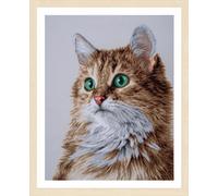 Lanarte Counted Cross Stitch Kit: The Purrfect Stare
