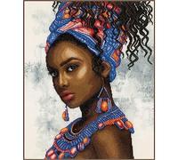 Lanarte Counted Head Scarf Cross Stitch Kit