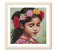 Lanarte Counted Cross Stitch Kit Culture My Dahlia Headband