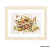 Lanarte Counted Cross Stitch Kit - Summer Fruit - 39 x 29 cm