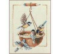 Lanarte Cross Stitch Kit, Cotton, Multicoloured, 12.5 x 15.5 x 0.3 cm
