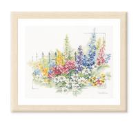 Lanarte Cross Stitch Kit House and Garden Marjolein Bastin Aida Counted Pattern 45 x 40 cm