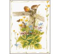Lanarte Cross Stitch Set, Cotton, Multicoloured, 33x47cm