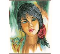 Lanarte Flowers (Linen), NA, 53 x 38cm
