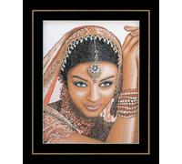 Lanarte Cross Stitch Kit, Cotton, Multicoloured, 39 x 49 x 0.3 cm
