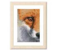 Lanarte Counted Cross Stitch Kit PN-0171836 Fox, Cotton, Multi-colour, Approx. 18 x 27 cm