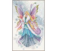 Lanarte PN-0178653 Elf I Counted Cross Stitch Kit, Cotton, Multi-Colour, Approx. 30 x 48 cm / 12" x 19.2"