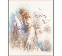 Lanarte PN-0180471 Cross Stitch Kit, Cotton, Multi-Colour, 38 x 44 cm / 15.2 x 17.6 Inches