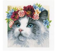 Lanarte PN-0189340 Counted Cross Stitch Kit, Cotton, Multi-Colour, 29 x 29 cm