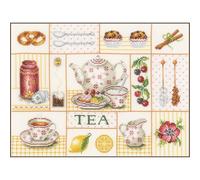 Lanarte Tea Party (Evenweave), Cotton, NA, 39 x 29cm