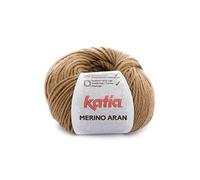 Lanas Katia Katia Merino Aran Yarn, Camel Colour Cod. 35