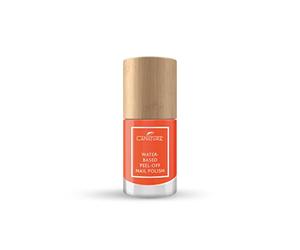 LaNature Water-based nail polish, bright orange, vegan, water-based peel-off nail polish, Hawaii hibiscus, 10 ml
