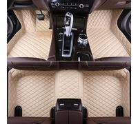 LANAZU All-Weather Car Floor Mats for Audi A3 Hatchback 2013 2014 2015 2016 2017 2018, Non Slip Wear Resistant Leather Car Floor Liners Carpet Mats Protection Easy Clean Four Season,Beige/D