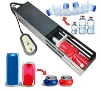 LANAZU Can Crusher, Electric Water Bottle Recycling Crusher, Multi-function Crusher, Suitable for Schools, Restaurants