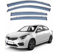 LANAZU Car Wind Deflectors for Kia K2 Sedan MK4-FB 2017-2020 2021 2022 2023+, Side window Waterproof Windbreaker Window Rain Guards for Wind Rain Sun Protection