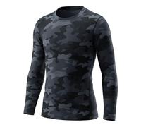 LANBAOSI Boys Thermal Base Layer Long Sleeve Football PE Compression Top