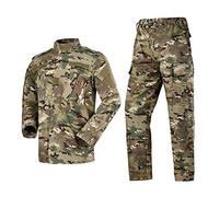 LANBAOSI Men's Jacket and Trousers Set Camouflage Hunting Military Uniform