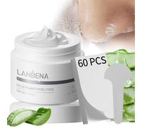 LANBENA Blackhead Remover Nose Pore Strip for Face, 2.0 Upgraded Deep Cleansing Peel off Mask Nose Strips Skincare for All Skin (1.06 Oz/30g) - 60pcs Strips
