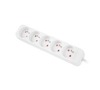 LANBERG 1.5 m White 5 x 230 V Lantern Extension PL. Cable from Full Copper