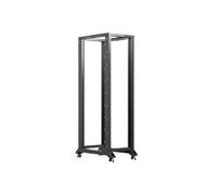 LANBERG 19" 42U 600x1000 Freestanding Open rack, Black