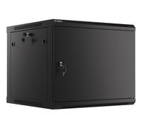 LANBERG 19" 9U 600X600 METAL DOOR RACK, BLACK (FLATPACK) WF01-6609-00B