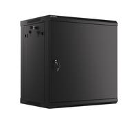 LANBERG 19" RACK 12U 600X450 METAL DOOR BLACK (FLAT PACK) WF01-6412-00B
