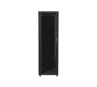 LANBERG 19" RACKMOUNT CABINET 42U 600X1000 GLASS DOOR BLACK FF01-6042-12B (