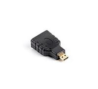 lanberg AD-0015-BK HDMI-A Female to HDMI Micro D Male Adapter Black