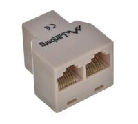 LANBERG AD-RJ45-2RJ45-OR Splitter Adaptor - RJ45 HEMBRA A 2*RJ45 HEMBRA - SIN BLINDAJE