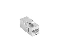 Lanberg ADAPTADOR CAT6 FTP HEMBRA THRU KEYSTONE RJ45 A RJ45, 90 GRADOS