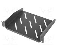 LANBERG Fixed Tray 1U 254X180MM up to 20kg Rack 10" Black