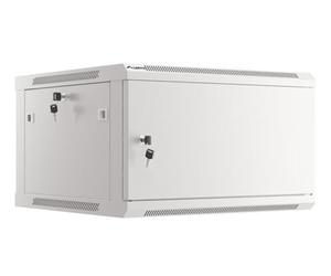 LANBERG ARMARIO RACK 19" PARED 6U / 600X600 CON PUERTA METALICA GREY (PACK PLANO)