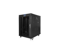 LANBERG Armario Rack of 19 Pulgadas, 15U, 600 x 800, Puerta de Vidrio, LCD, Plano,