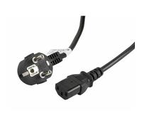 Lanberg CA-C13C-11CC-0030-BK CEE 7/7 Shuko Plug to IEC 320 C13 Female Power Cabl