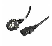Lanberg CA-C13C-11CC-0030-BK CEE 7/7 Shuko Plug to IEC 320 C13 Female Power Cable VDE, 3 m, Black