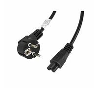 lanberg CA-C5CA-11CC-003-BK Cee 7/7 Schuko Plug to Iec 320 C5 Socket Power Cable Laptop VDE 3 m Black
