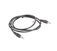 lanberg ca - Mjmj - 10cc BK TO JACK STEREO AUDIO CABLE (1.2 m, Black
