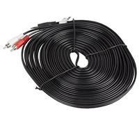 lanberg ca, Mjrc, 10cc, Black/Yellow/Black Jack to 2 x RCA Male Stereo Audio Cable 10 m Black