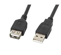 lanberg ca, USBe, 10cc, 0050 USB 2.0 A Male to USB A Female Extender Cable Black