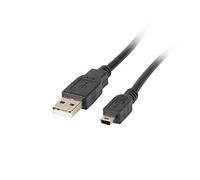 lanberg ca Usbk 11cc 0018/BK USB 2.0 A Male to B Mini USB Cable with Ferrite Core 1.8 m Black