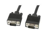 lanberg ca/Vgac/10cc/0150 B VGA (15 Pin) Male to VGA (15-Pin) Connector Cable with Ferrite Core 15 m Black
