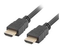 Lanberg Cable HDMI CA-HDMI-11CC-0010-BK - CONECTORES Macho/Macho - RESOLUCION Hasta 2160P 3840 * 2160 30Hz - 1 Metro