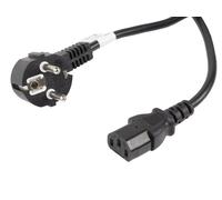 Lanberg | CEE 7/7 to IEC 320 C13 Power Cord | CA-C13C-11CC-0100-BK